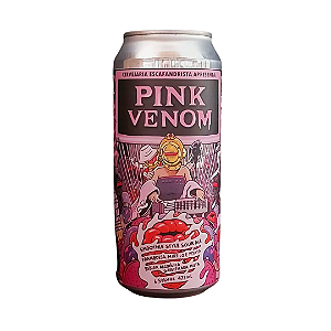 Cerveja Escafandrista Pink Venom Smoothie Sour Lata 473ml