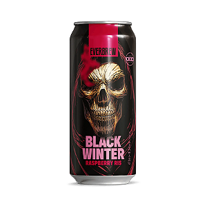 Cerveja Everbrew Black Winter Raspberry Russian Imperial Stout Lata 473ml