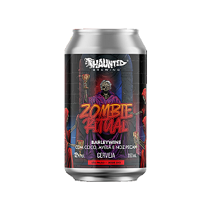 Cerveja Haunted Zombie Ritual English Barlewine Lata 350ml