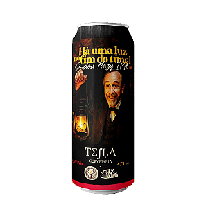 Cerveja Tesla Há Uma Luz no Fim do Túnel Session Hazy IPA Lata 473ml