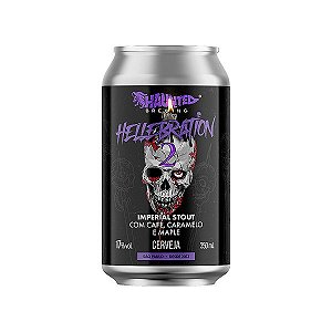 Cerveja Haunted Hellebration 2 Imperial Stout Lata 350ml