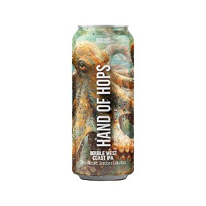 Cerveja Seven Hands Hands Of Hops Double West Coast IPA Lata 473ml