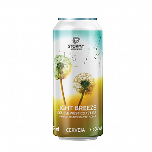 Cerveja Stormy Light Breeze West Coast Double IPA Lata 473ml