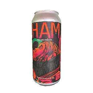 Cerveja Dude Brewing Ham Double West Coast IPA Lata 473ml