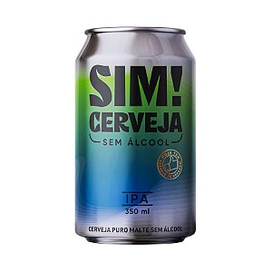 Cerveja SIM! IPA Sem Álcool Lata 350ml