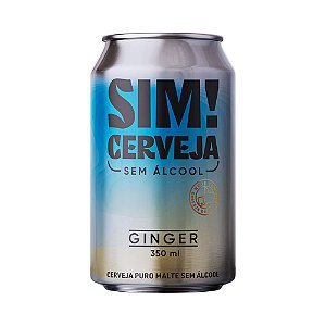 Cerveja SIM Ginger Sem Álcool 350ml