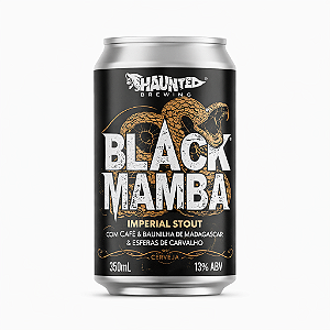 Cerveja Haunted Black Mamba 2026 Imperial Stout Lata 350ml
