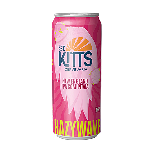 Cerveja St Kitts Hazywave New England IPA c/ Pitaya Lata 473ml