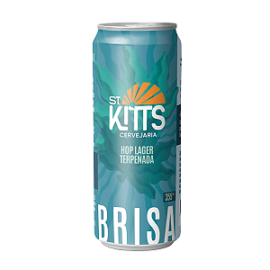 Cerveja St Kitts Brisa Hop Lager Terpenada Lata 355ml