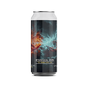 Cerveja Spartacus Metaphysical Drama TDH Double Hazy IPA Lata 473ml
