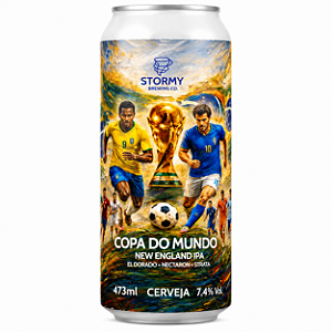 Cerveja Stormy Copa do Mundo New England IPA Lata 473ml
