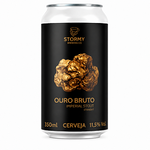 Cerveja Stormy Ouro Bruto Imperial Stout Lata 350ml