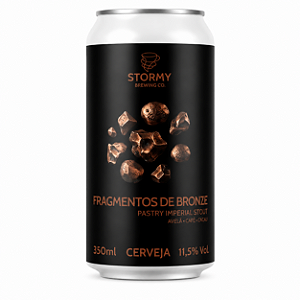 Cerveja Stormy Fragmentos de Bronze Pastry Imperial Stout 350ml