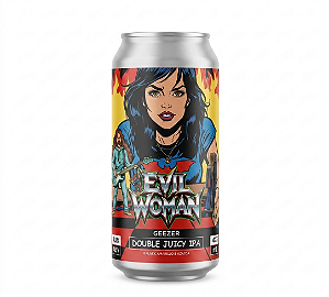 Cerveja Geezer Evil Woman Double Juicy IPA Lata 473ml