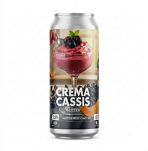 Cerveja Geezer Crema Cassis Fruit West Coast IPA LAta 473ml