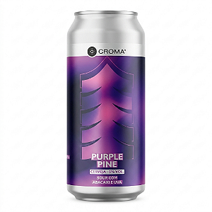 Cerveja Croma Purple Pine American Sour com Abacaxi e Uva Lata 473ml