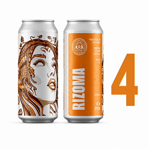 Pack Dogma Rizoma Double IPA 4 Latas 473ml