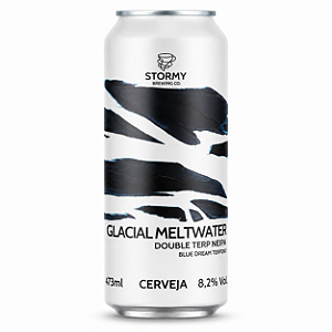 Cerveja Stormy Glacial Meltwater Double Terp New England IPA Lata 473ml