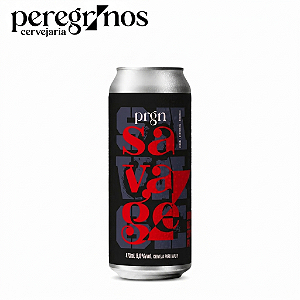 Cerveja Peregrinos Savage Double West Coast IPA Lata 473ml