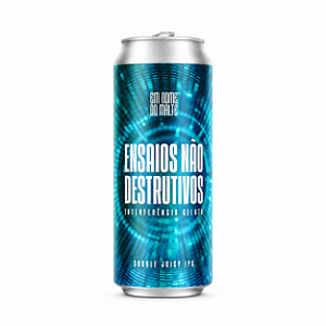 Cerveja Em Nome do Malte Ensaios Não Destrutivos Double Hazy IPA Lata 473ml