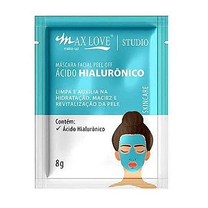 Máscara Facial Peel Of Ácido Hialurônico - Max Love 8g