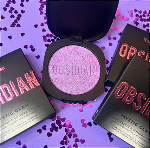 Iluminador e Sombra Cream Mystic Glam Linha Obsidian - Ruby Rose