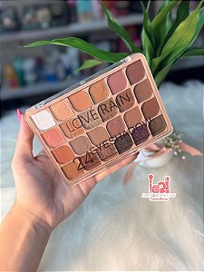 Paleta de sombras 24 cores Love Rain