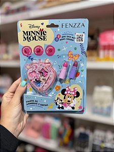 Paleta de Sombra e Batom Minnie Mouse Fenzza