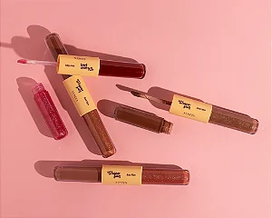 Duo Lips Batom e Gloss Choco Fun Fenzza