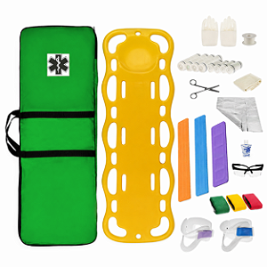 KIT CIPA PRANCHA POLIETILENO INFANTIL CAPA VERDE