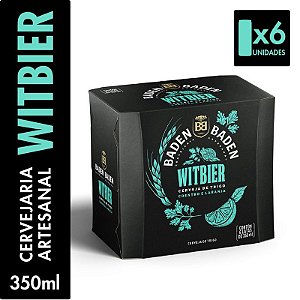 Pack 6un Cerveja Baden Witbier Lata 350ml