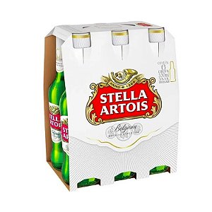 Pack 6un Cerveja Stella Artois Long Neck 330ml
