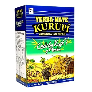 Erva Yerba Mate Kurupi Cedron e Menta 500gr