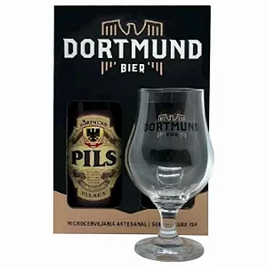 Kit Dortmund Cerveja Pils 600ml + Taca Dortmund