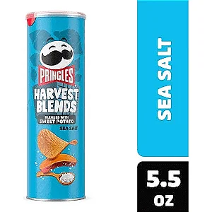 Batata Pringles Harvest Blends Sea Salt Importada 158g