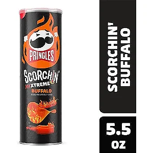 Batata Pringles Scorchin Xtreme Buffalo Importada 158g