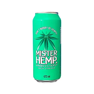 Energético Mister Hemp Maça Dixavada Lata 473ml