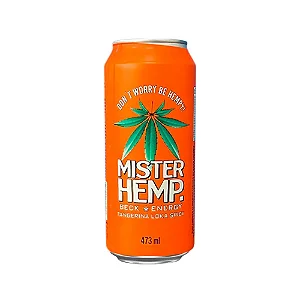 Energético Mister Hemp Tangerina Loka Spicy Lata 473ml