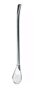 Bomba de Tereré Black Erva Clássica Inox 19cm