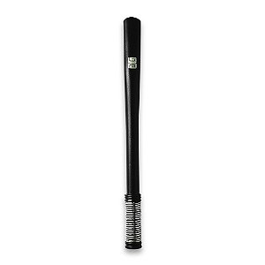 Bomba de Tereré Black Erva Inox Preta Lisa c/ Mola Externa 19cm