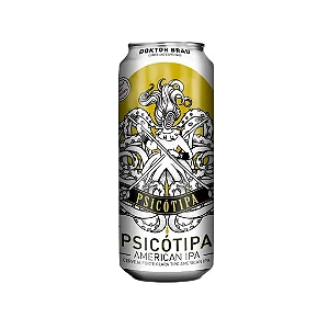 Cerveja Doktor Brau Psicotipa American IPA 473ml