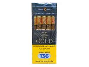 Cigarrilha  C/ Piteira Gold Alonso Mendez