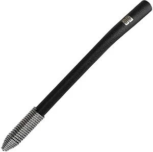 Bomba de Tereré Black Erva c/ Mola Externa Cônica Preta Inox 17cm