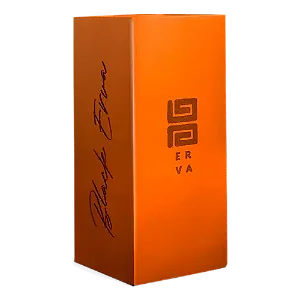 Copo Black Erva Inox Quadrado Laranja 350ml