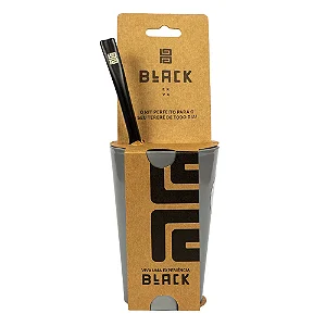 Kit Copo Caldereta e Bomba 350ml Black Erva - Cinza