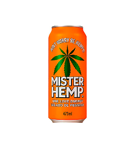 Energético Mister Hemp Bolado de Pêssego Lata 473ml