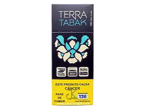 Tabaco Bolado Terra Tabak Seda Branca Maço 20un