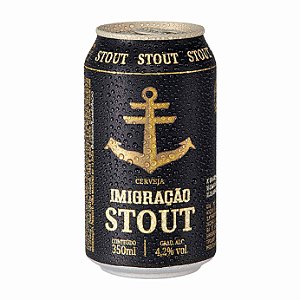 Cerveja Imigracao Stout Lata 350ml