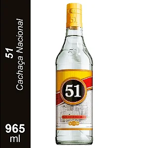 Cachaça Pirassununga 51 Vidro 965ml