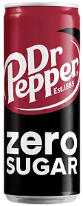 Refrigerante Dr Pepper Zero Importada Lata 330ml